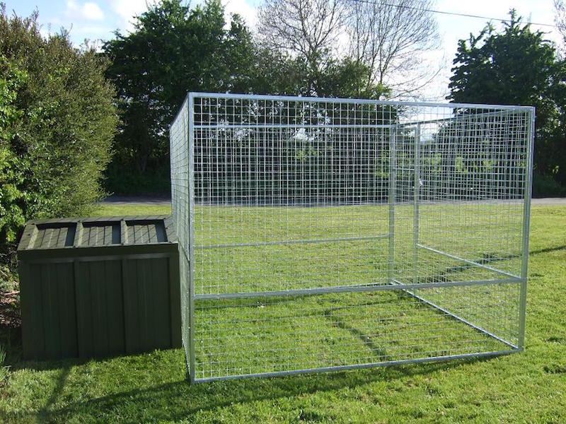 Dog Kennels &amp; Pens – Steel Garden Sheds
